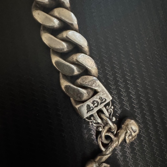 The Great Frog Thick Link Bracelet Sterling Silver - Picture 2 of 5